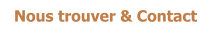 Nous trouver & Contact